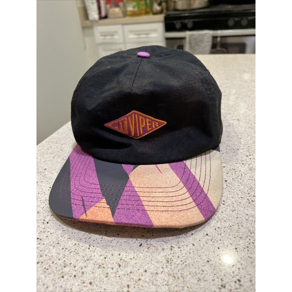 Limited Edition Pit Viper Sunglasses Purple and Black Vintage Hat